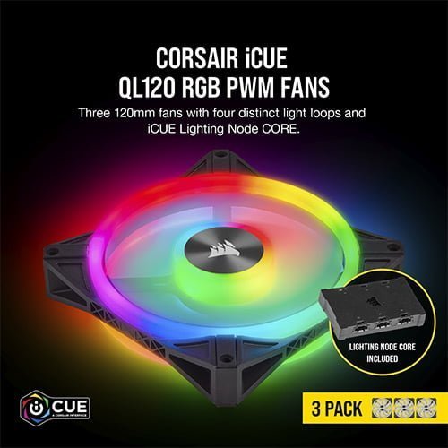 CORSAIR ICUE QL120 TRIPLE FAN