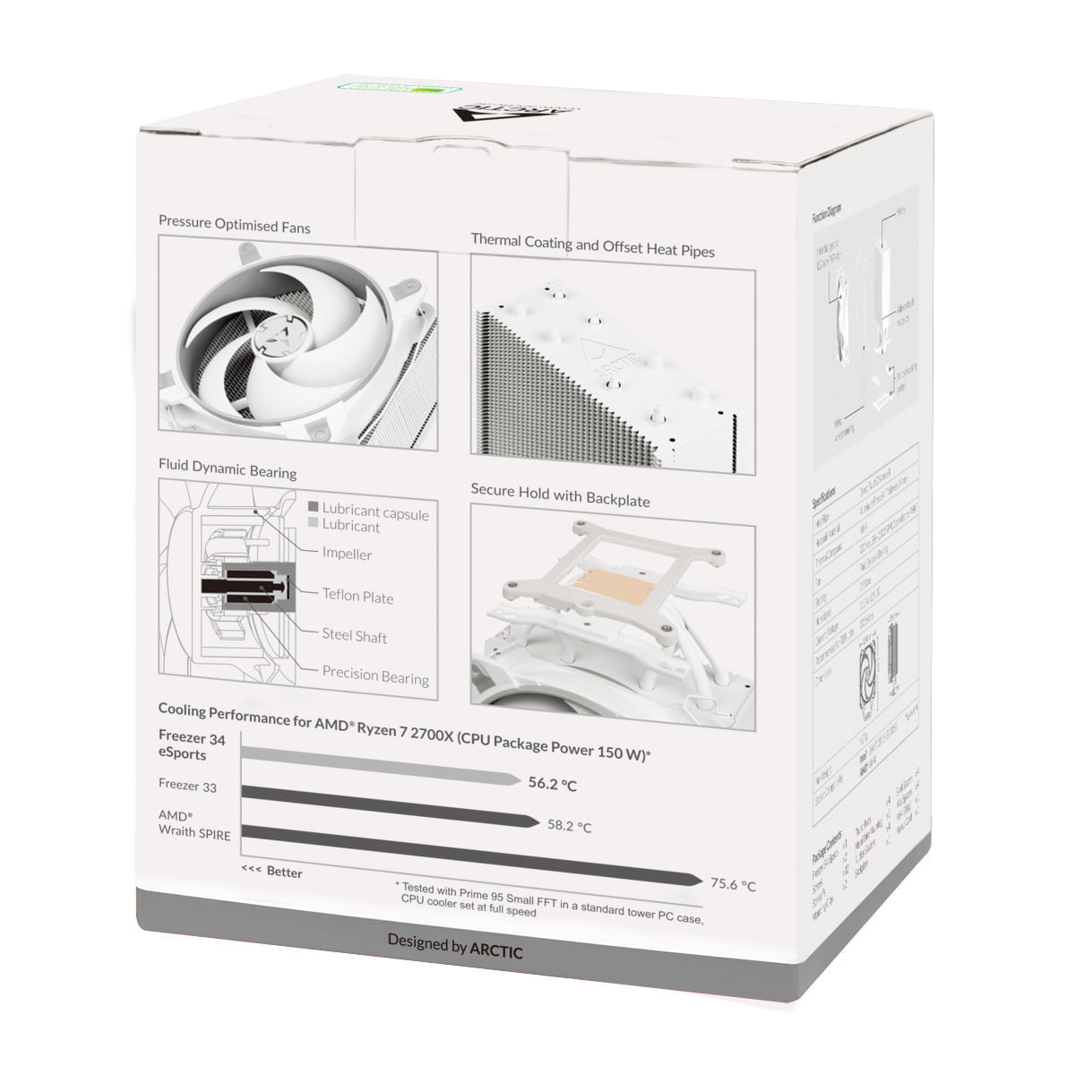 Arctic Freezer 34 eSports DUO - Grey/White