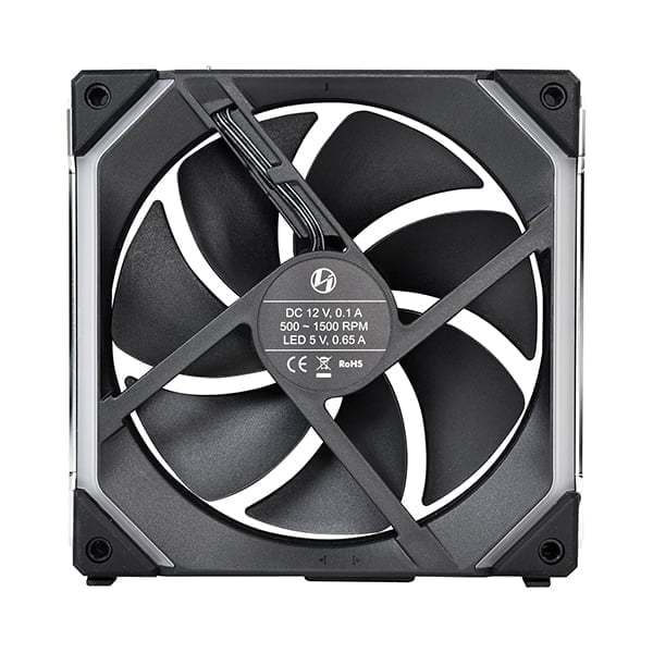 LIAN LI UNI Fan SL 140 Single Pack- Black A-RGB PWM 140mm 1900RPM