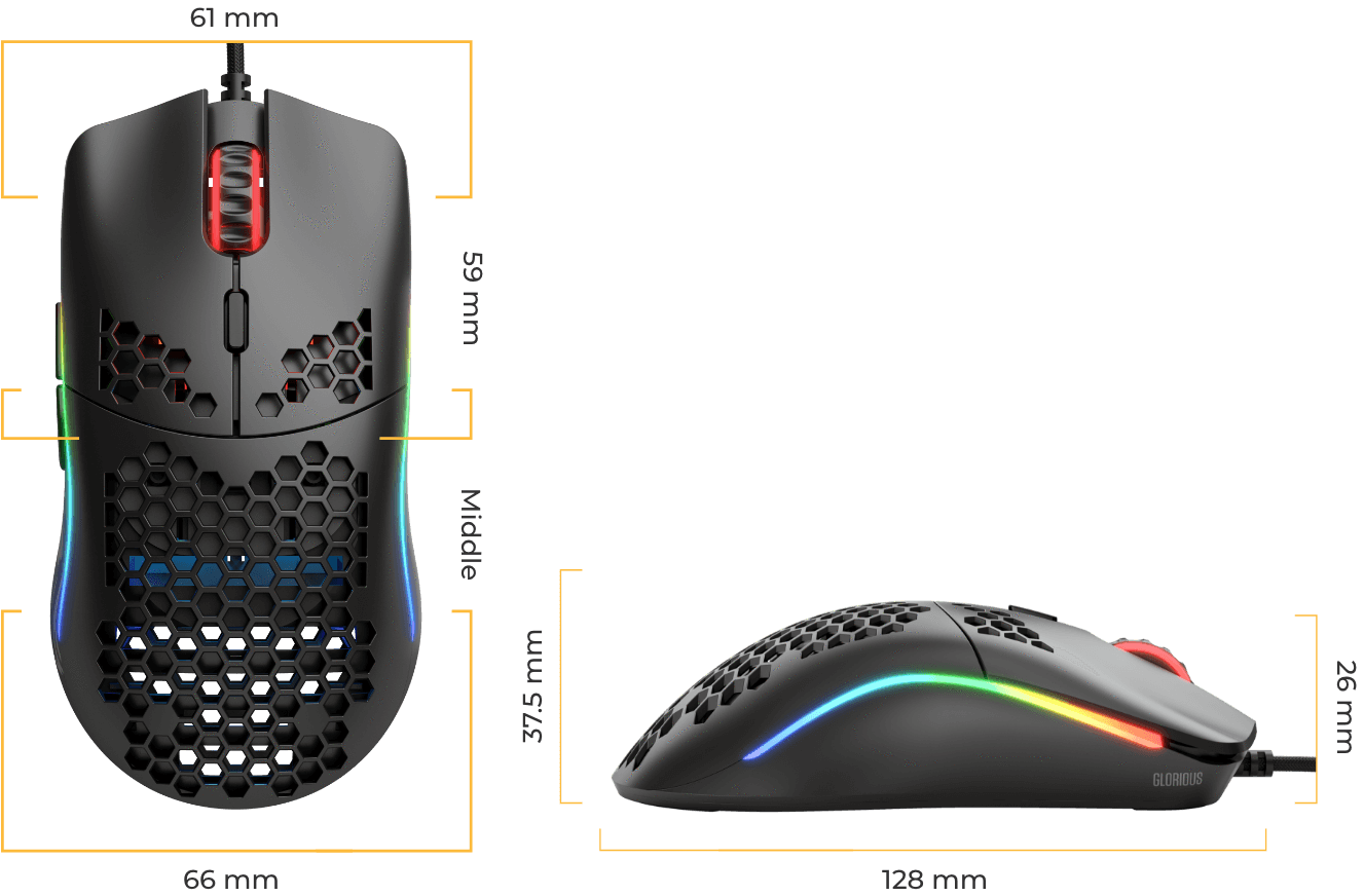 Glorious model O Matte Black Mouse