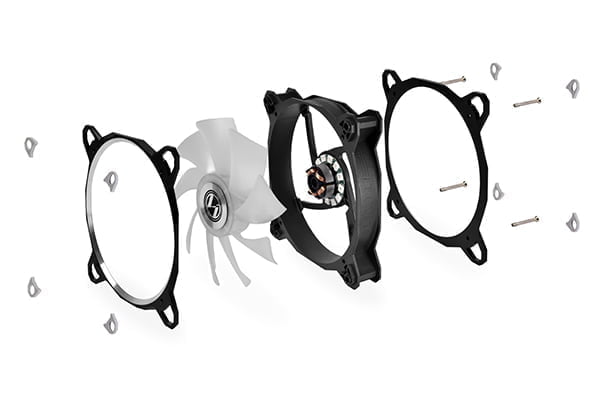 LIAN LI BR DIGITAL ALUMINUM RGB SPACE GRAY