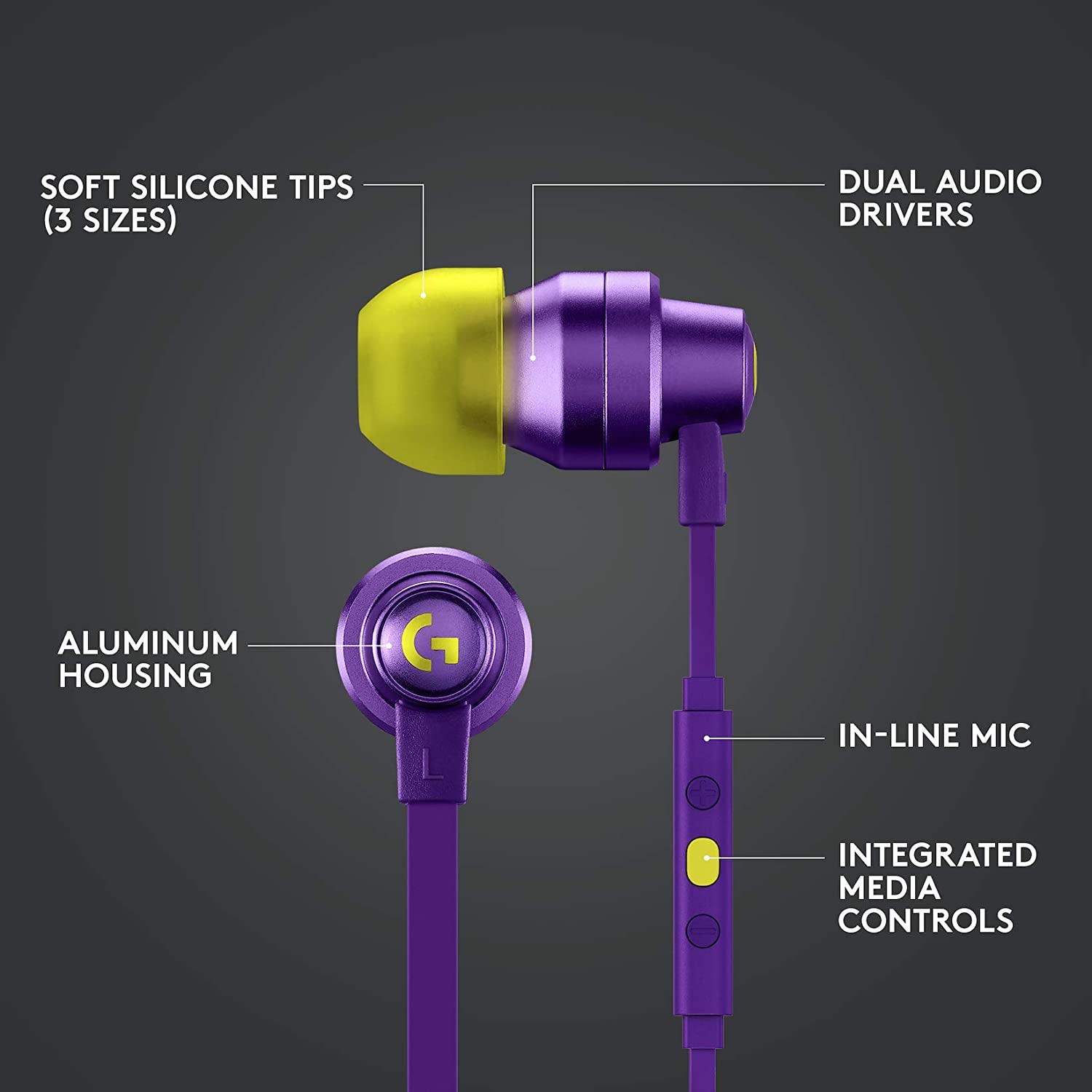 Logitech G333 Purple PC Headset