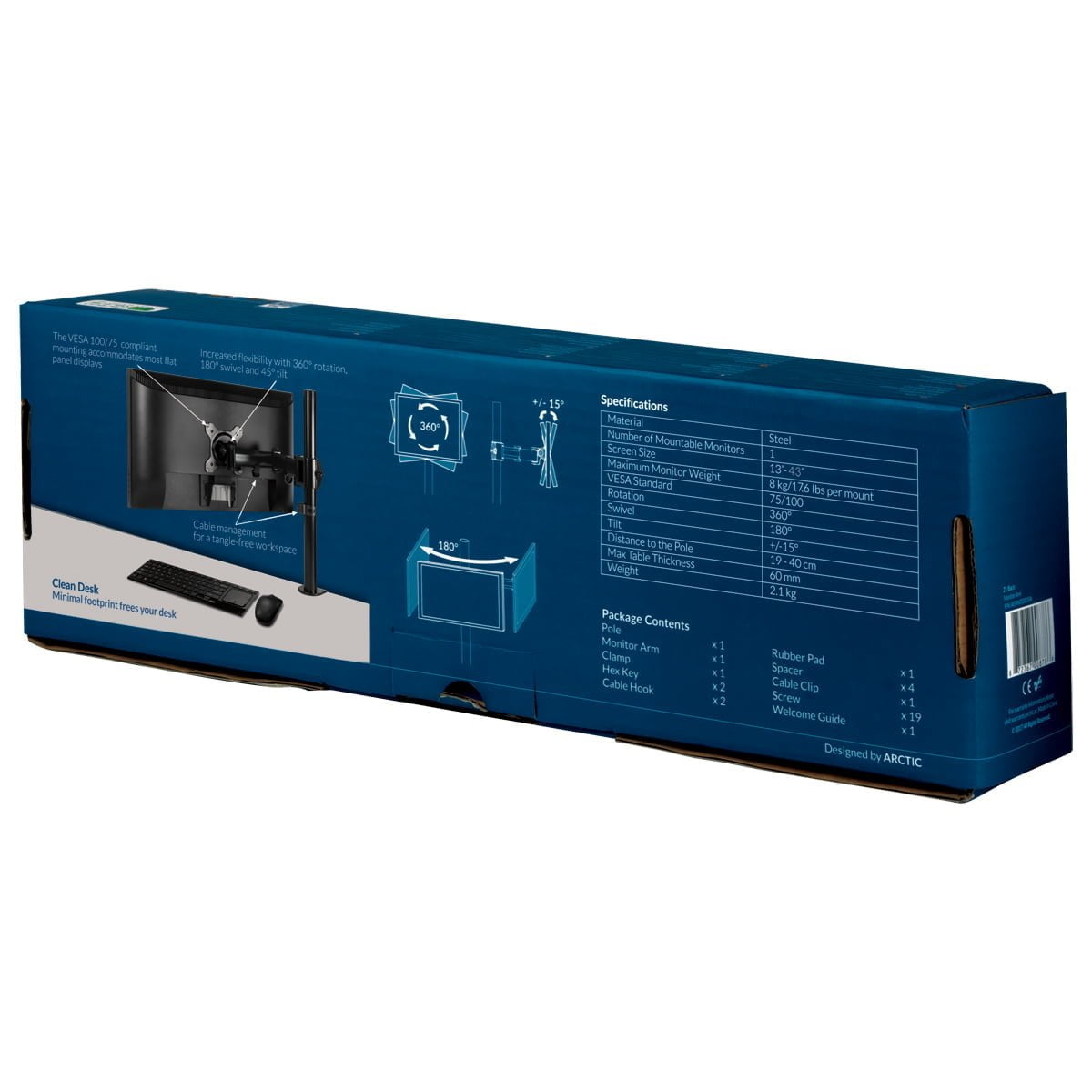 Arctic Z1 Basic Monitor Arm
