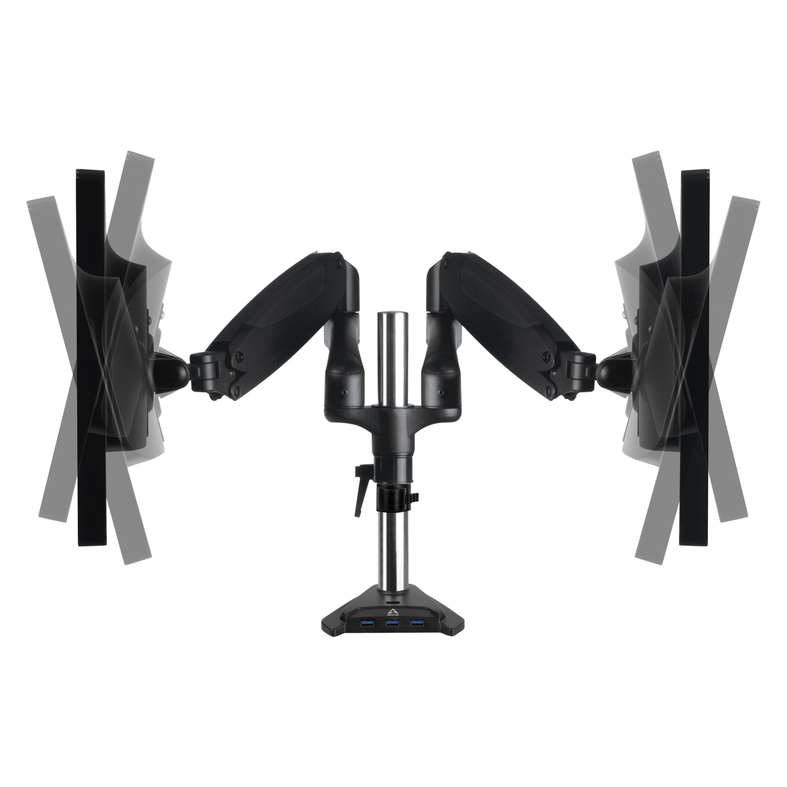 Arctic Z2-3D Gen 3 - Desk Mount Gas Spring Dual Monitor Arm