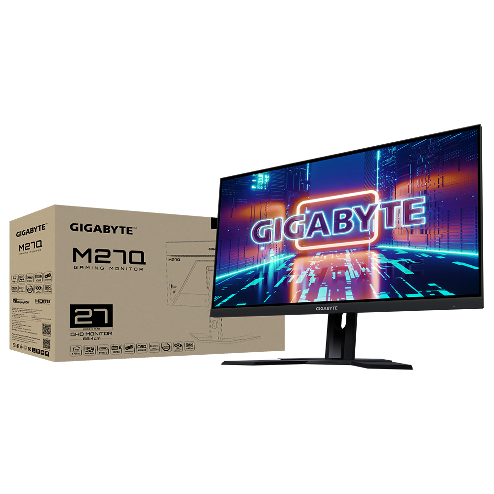 Gigabyte M27Q Gaming Monitor, 2k, 165hz, IPS, 27 Inch