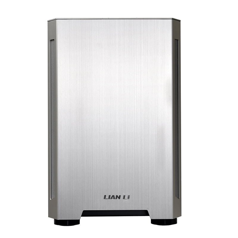 LIAN LI PC TU150WA window Silver Mini ITX Aluminum Case, Tempered Glass Window, No PSU, 1x USB 3.1 Type-C, 2x USB 3.0, HD Audio