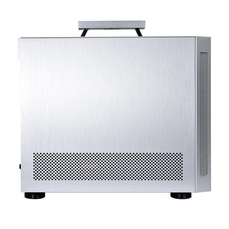 LIAN LI PC TU150WA window Silver Mini ITX Aluminum Case, Tempered Glass Window, No PSU, 1x USB 3.1 Type-C, 2x USB 3.0, HD Audio