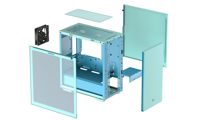 DEEPCOOL CASE MACUBE 110 M-ATX Green