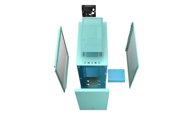 DEEPCOOL CASE MACUBE 110 M-ATX Green