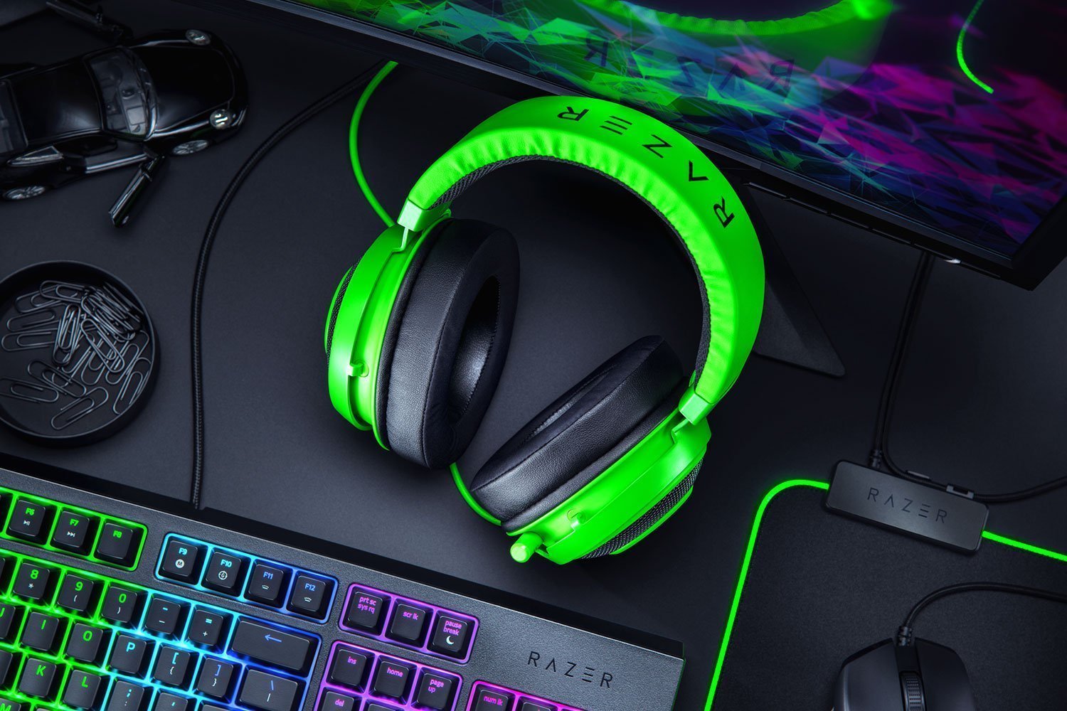 RAZER KRAKEN MULTI PLATFORM WIRED GAMING HEADSET GREEN
