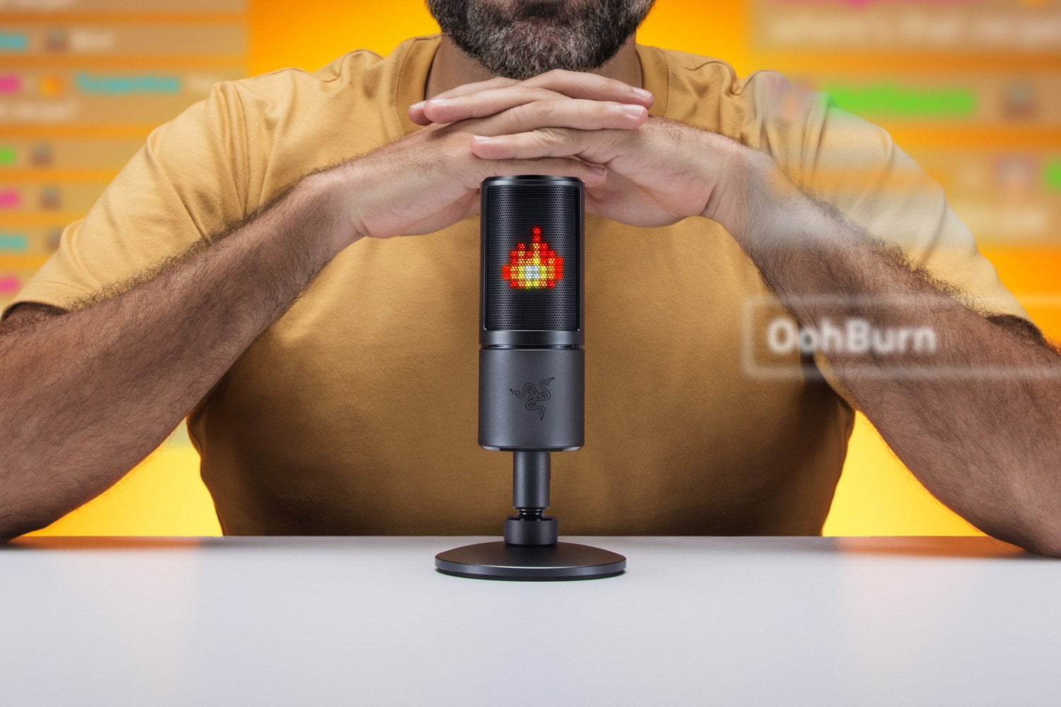 RAZER SEIREN EMOTE - MICROPHONE WITH EMOTICONS