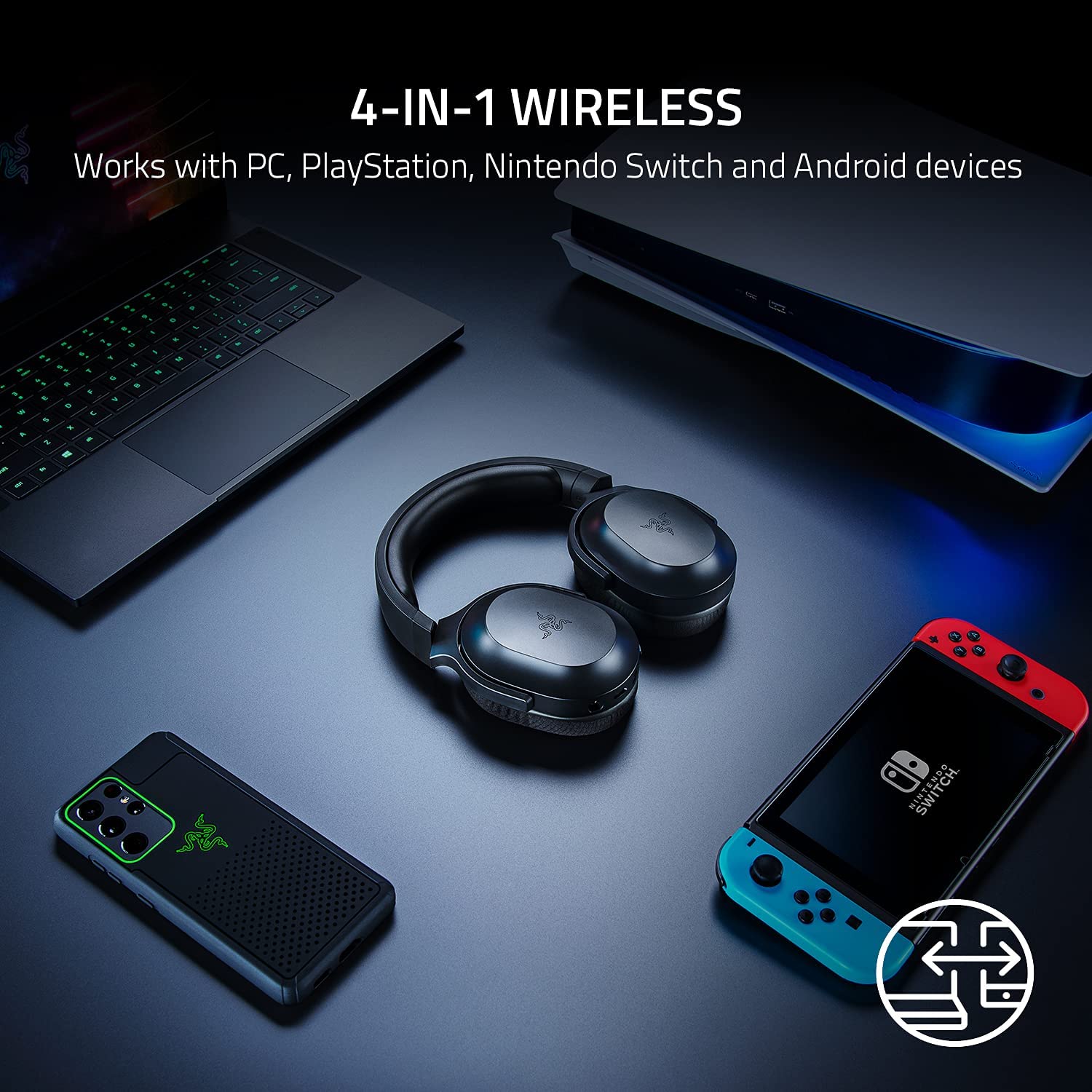 Razer Barracuda X Wireless Multi Platform Gaming And Mobile Headset