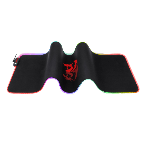 Redragon RGB Mousepad Neptune P027 Soft Cloth Stiched Edges, XL (800×300)