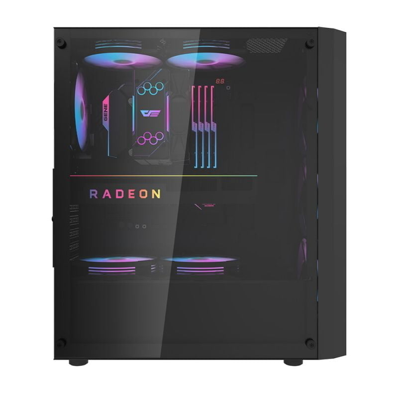 darkFlash DK351 Gaming Case Black 3 RGB Fans