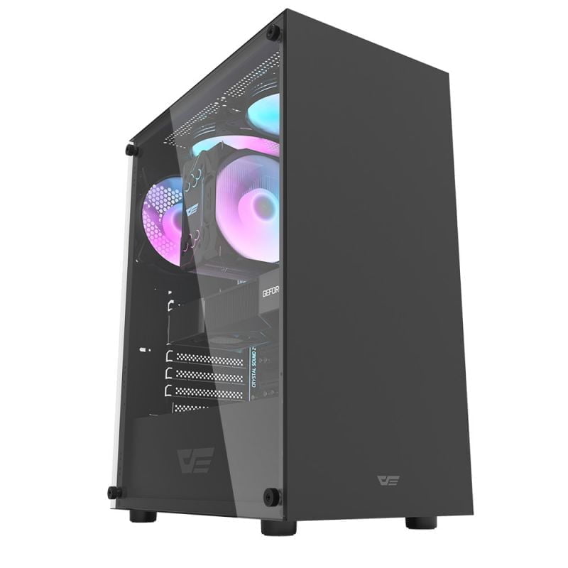 Darkflash DK100 Case with 300w Power Supply - Black