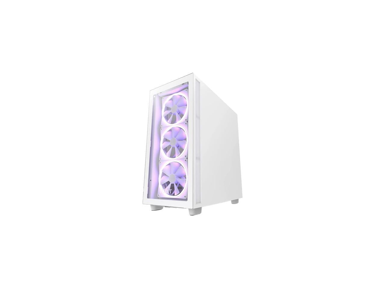 NZXT H7 Elite Premium Mid-Tower Case WHITE