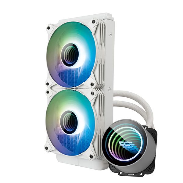 darkFlash DX240 V2 240mm Liquid Cooler LGA1700 - White
