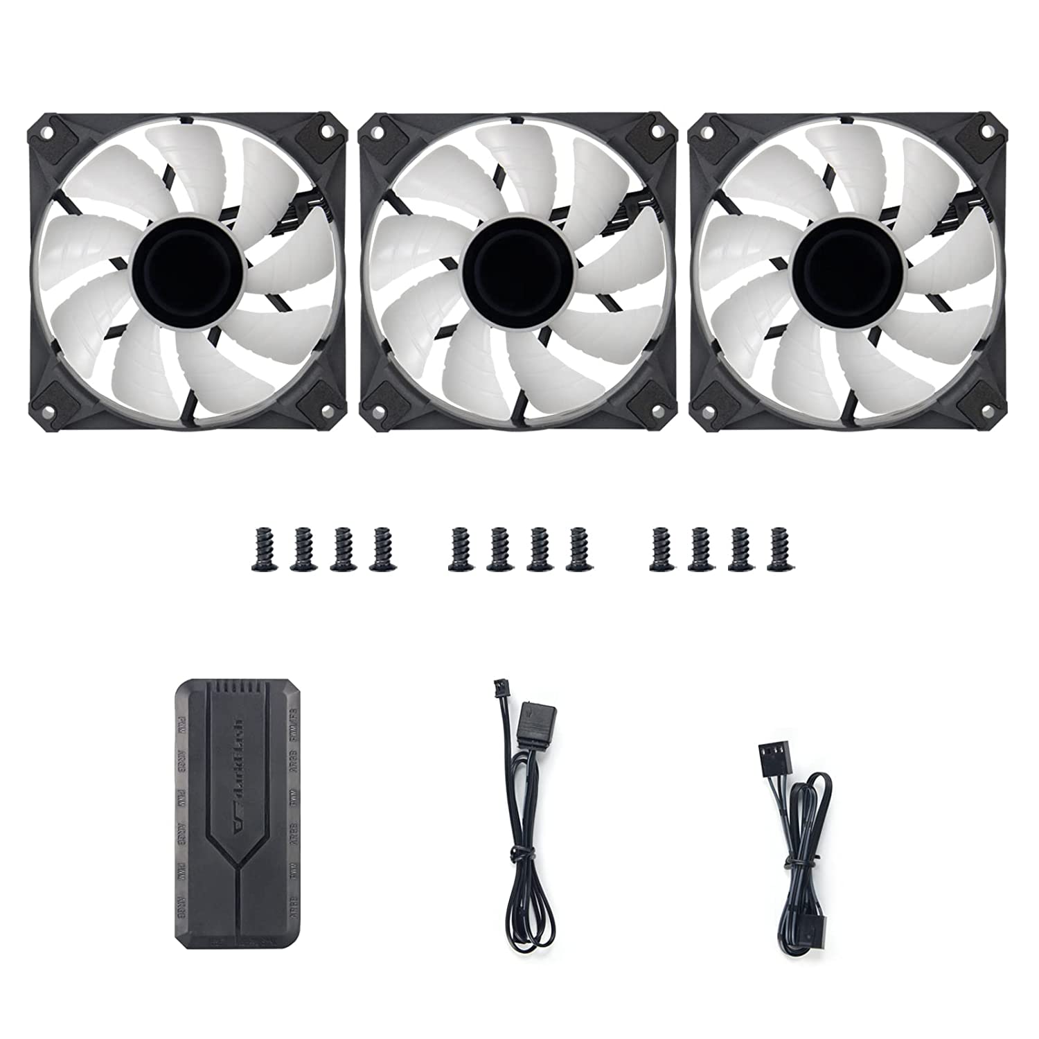 DarkFlash INF8 ARGB Fans 3 in 1 black