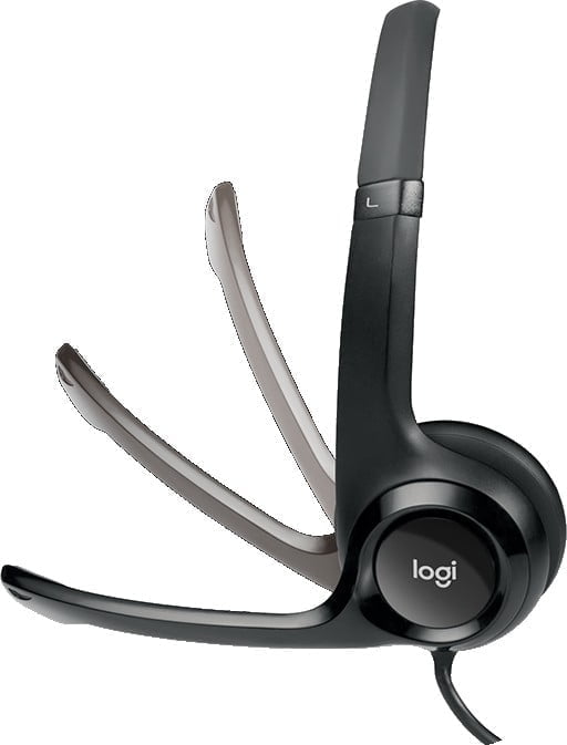 LOGITECH H390 USB STREO HEADSET BLACK
