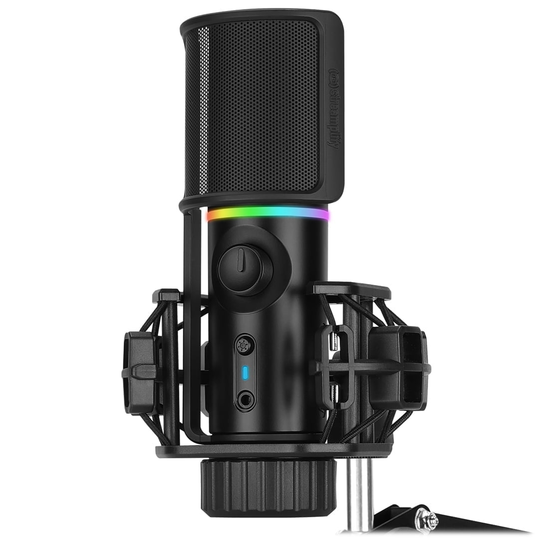 Streamplify Microphone with Mount Arm, Shock Mount, Pop Filter