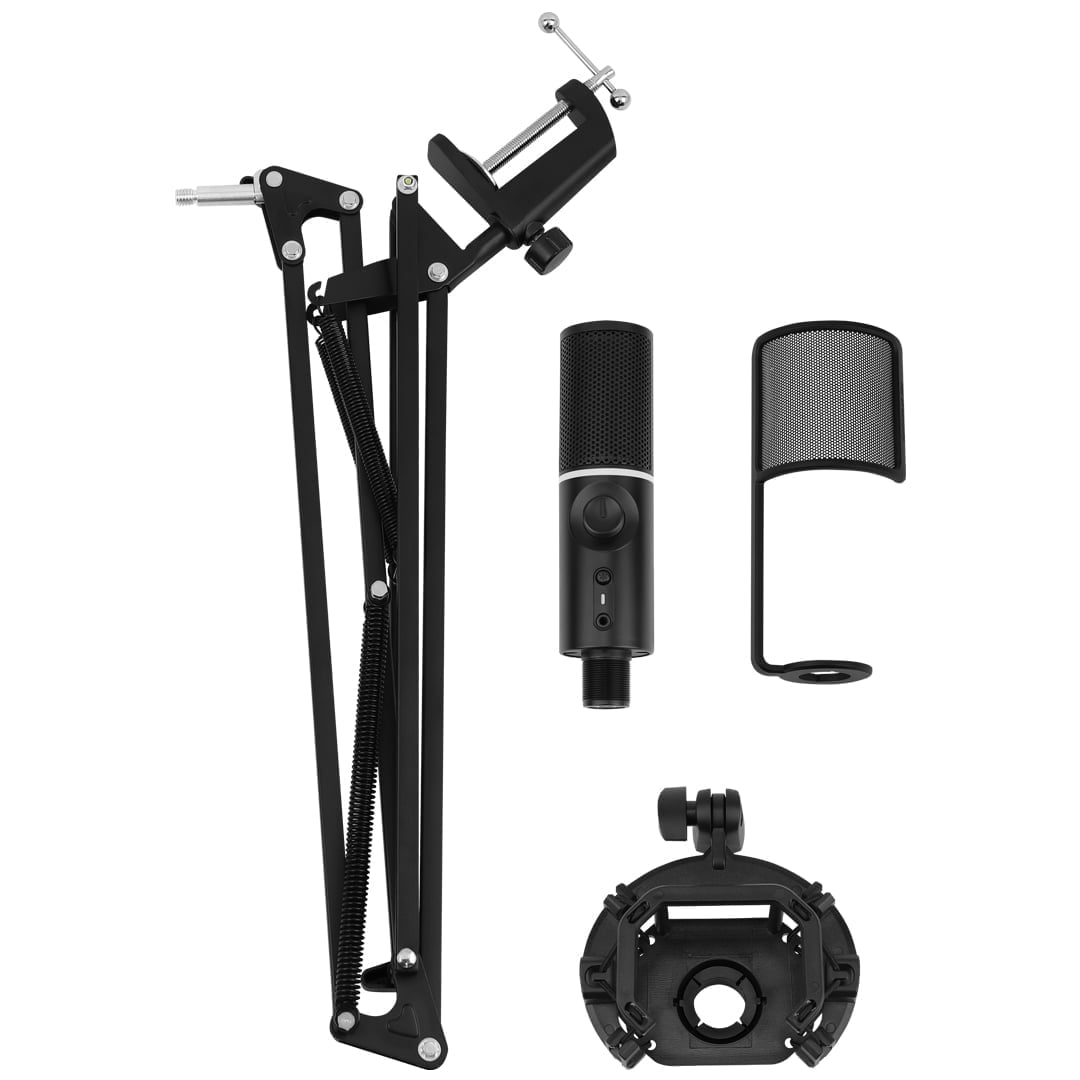 Streamplify Microphone with Mount Arm, Shock Mount, Pop Filter