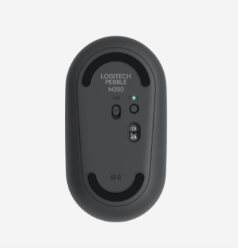 LOGITECH M350 PEBBLE Wireless MOUSE BLACK