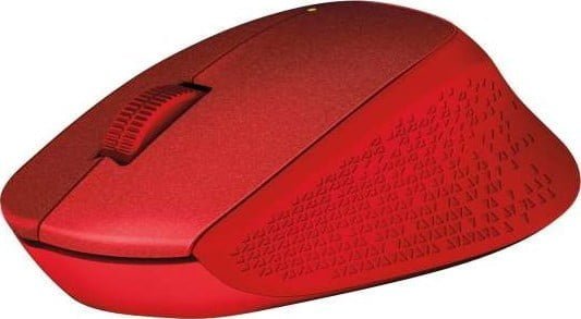 Logitech M330 Silent Plus Mouse Red