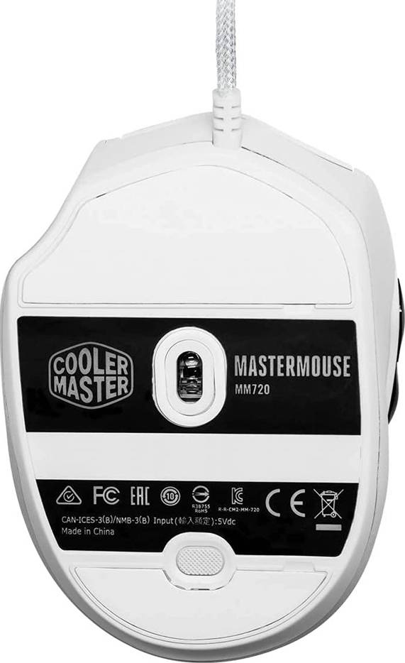 COOLER MASTER MOUSE MM720 GLOSSY WHITE