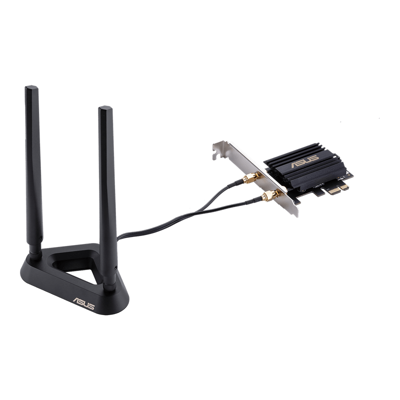 ASUS PCE-AX58BT AX3000 Dual Band PCI-E WiFi 6 802.11ax Adapter with 2 external antennas Bluetooth 5 wifi adapter