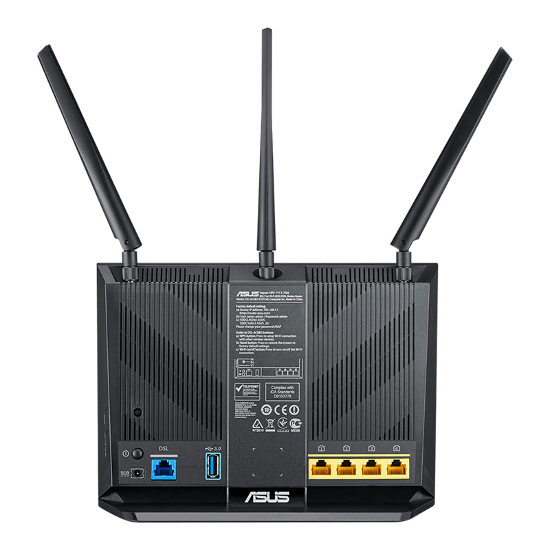 ASUS AiMesh AC1900 WiFi System (RT-AC68U 2 Pack) AC1900 Dual band whole home mesh wifi system