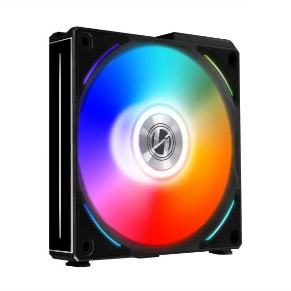 Lian Li UNI Fan AL AL120 RGB Daisy Chain ARGB 120mm Black 3 Pack