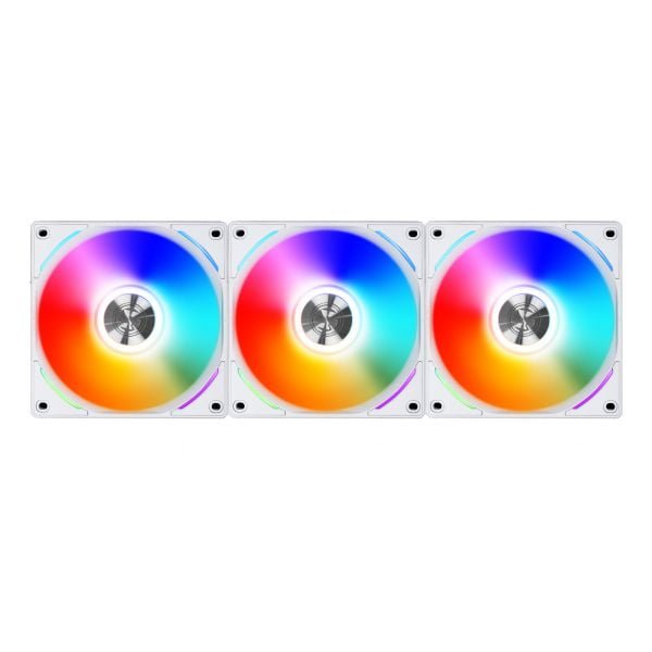 Lian Li UNI Fan AL AL120 RGB Daisy Chain ARGB 120mm White 3 Pack